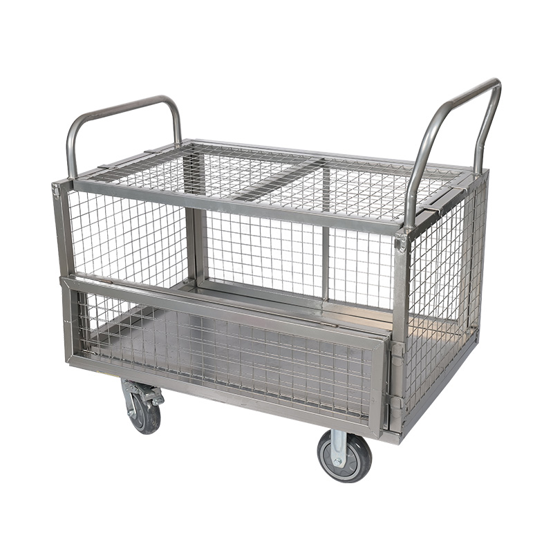 BT-Double Door Fence Stall Car พร้อมฝาครอบ